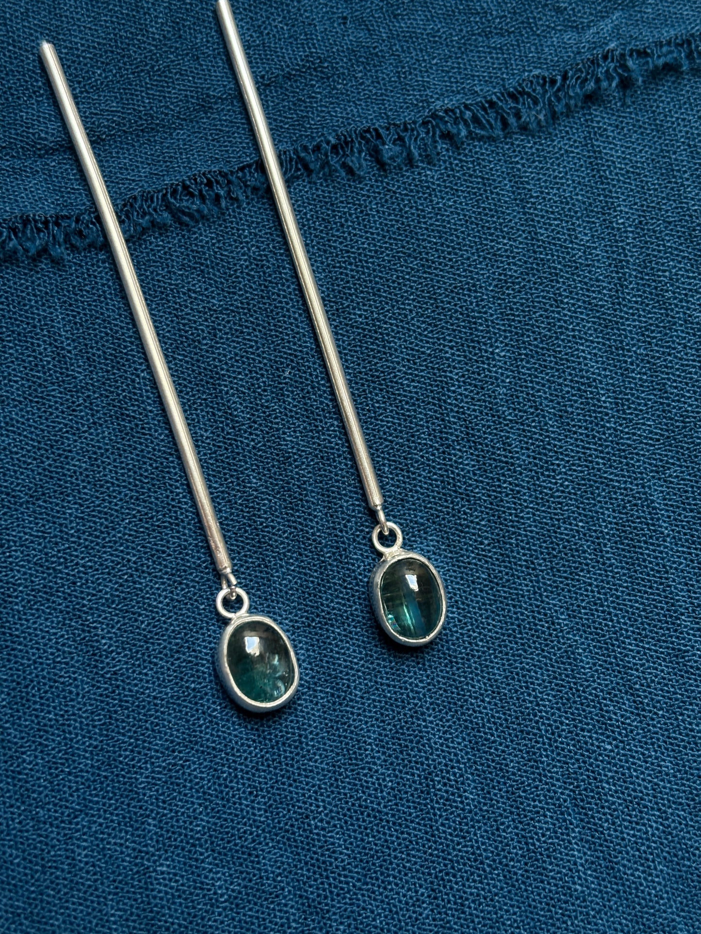Kyanite drop earrings